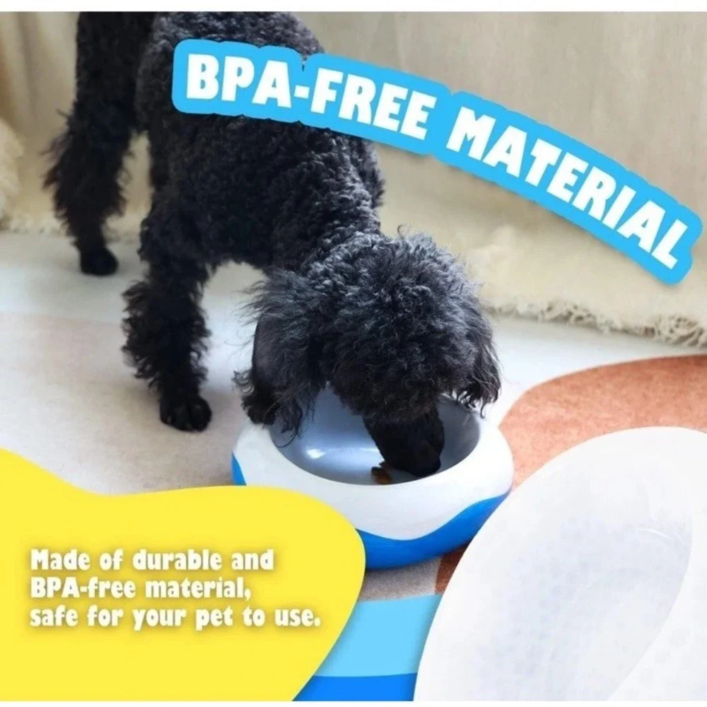 All For Paws Dog Bowl Chill Out Cooler Dish Medium 350 ML‎ for Pet Food or Water